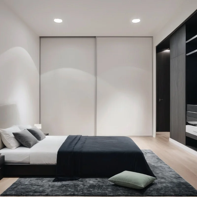 Factory hot selling home hotel bedroom PVC wardrobes cupboard modern sliding door wardrobes
