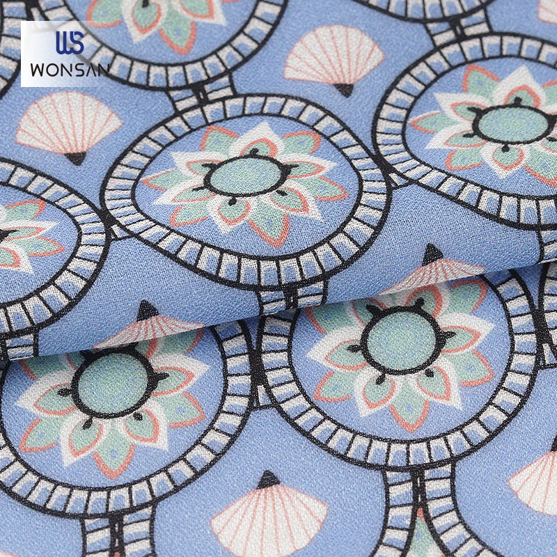 100%Rayon Garment Shirts Cloth Digital Print Woven Fabric Fashionable dress shirt dress fabrics