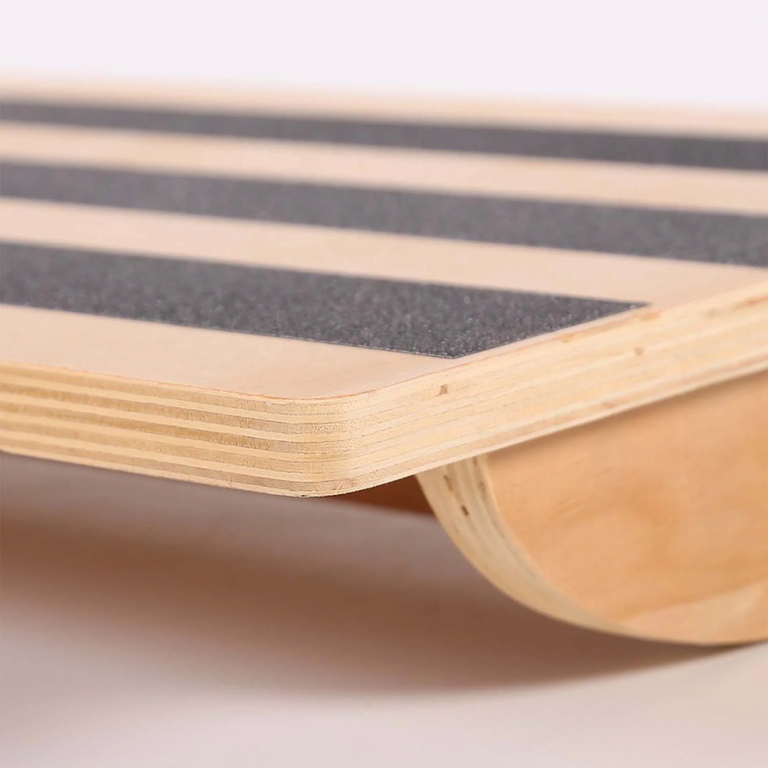 Wholesale Rectangular Wooden Anti-Slip Fitness Yoga Equipment Balance Board For Strength Training