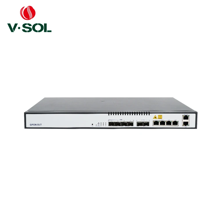 
V-SOl 4 PON port 20KM Fiber ftth GPON EPON GEPON olt 