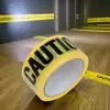 Напечатанные на заказ украшения для Хэллоуина выдвижные баррикады опасная Строительная лента полиэтиленовый материал предупреждающий