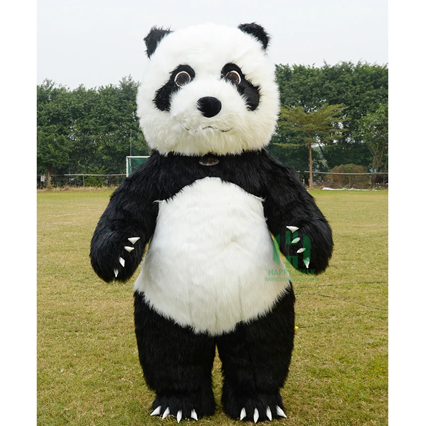 High Quality 2M 2.6M 3M Cartoon Character Inflatable Mascot costumes Inflatable panda costume