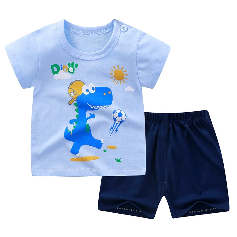 
Baby Clothes Toddler Clothes Boys Girls Clothes Sets Short Sleeves Clothing Set 
