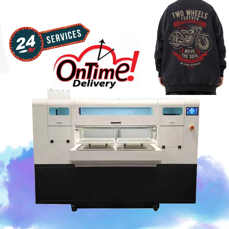 2024 Ripstek  Dtg Printer 9 Color Four I3200 Printhead Printing Machine For T Shirt Jeans Jacket Hoodie Pants