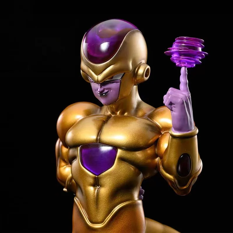 27cm A new form Black gold Frieza anime figure toys Defeat Goku action figure DBZ anime toys
