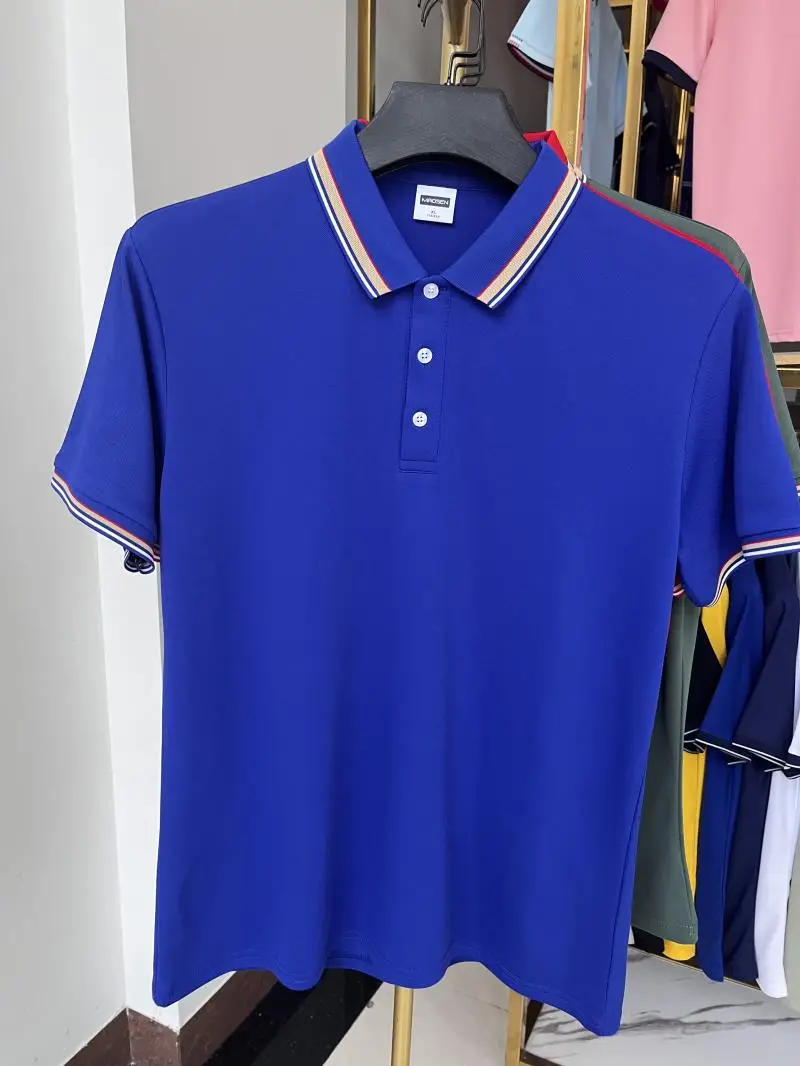 High Quality Elastic fiber polyester spandex POLO tshirt business Uniform POLO custom polo shirts with embroidery logo