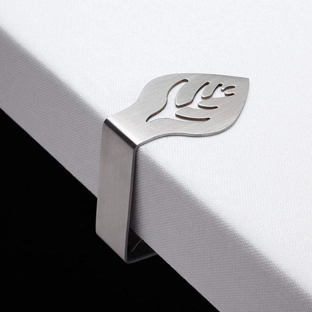 Stainless steel large tablecloth clips adjustable home wedding party picnic table cloth holders clamps