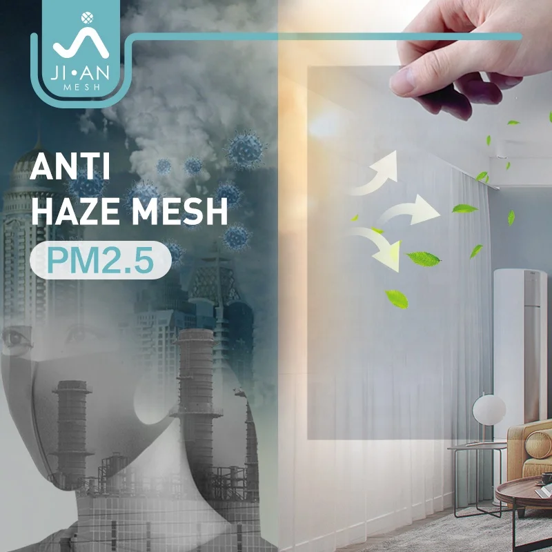 PM2.5 window screen mesh anti fog waterproof antidust mesh window screen mosquito net