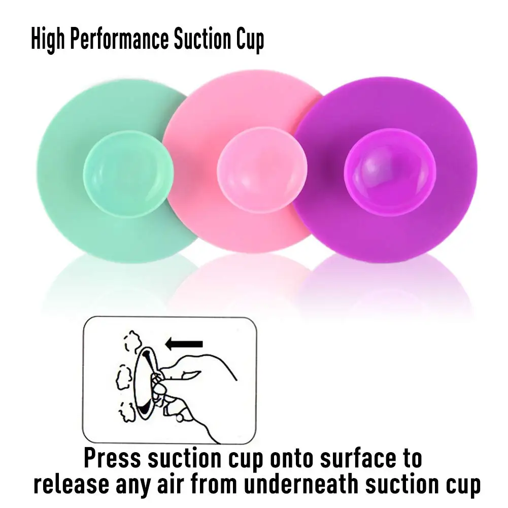 Brush Cleaning Mat,Silicone Makeup Cleaning Brush Scrubber Mat Portable Washing Tool Cosmetic Brush Cleaner with Suction Cup