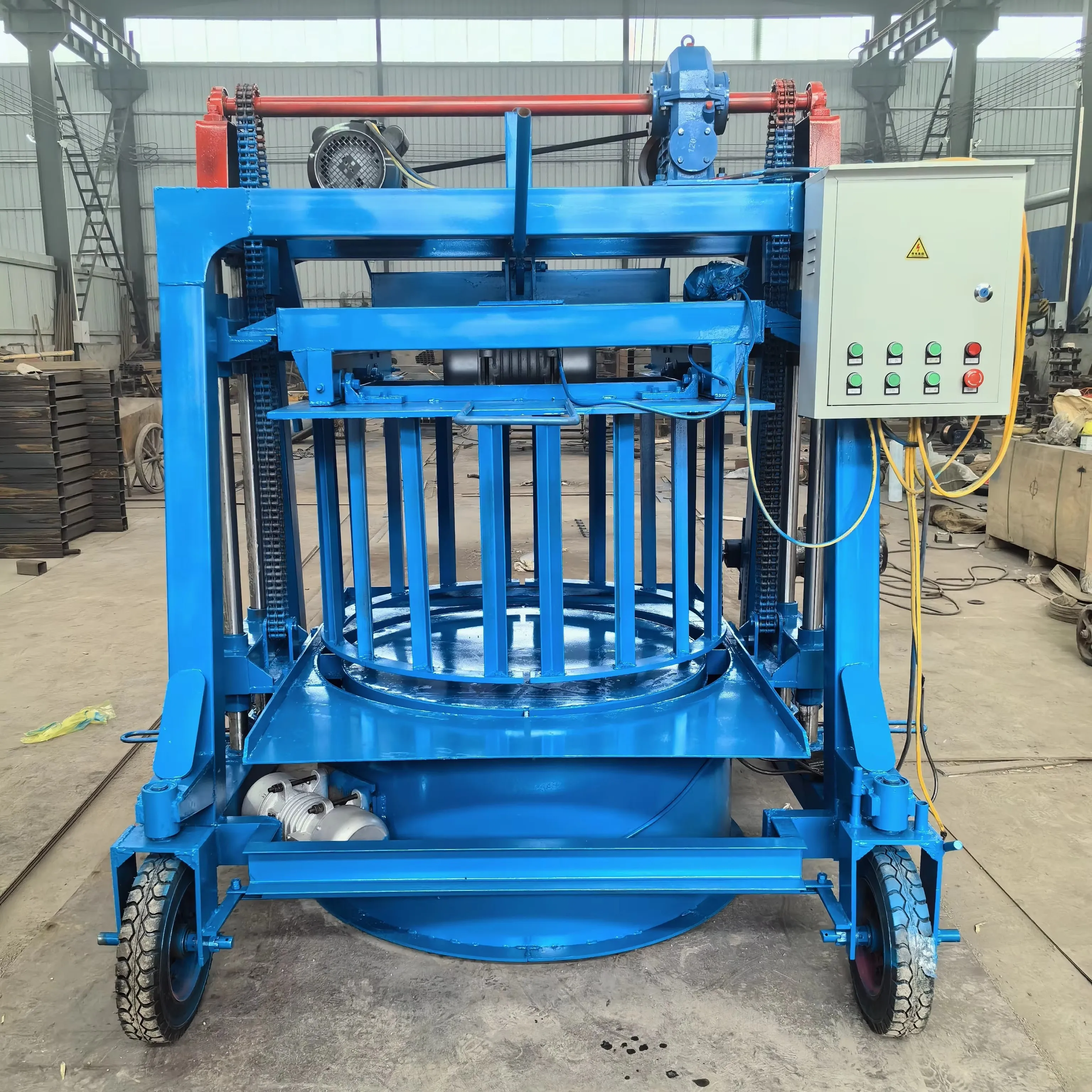 Precast culvert concrete manhole pipe making machine for sale