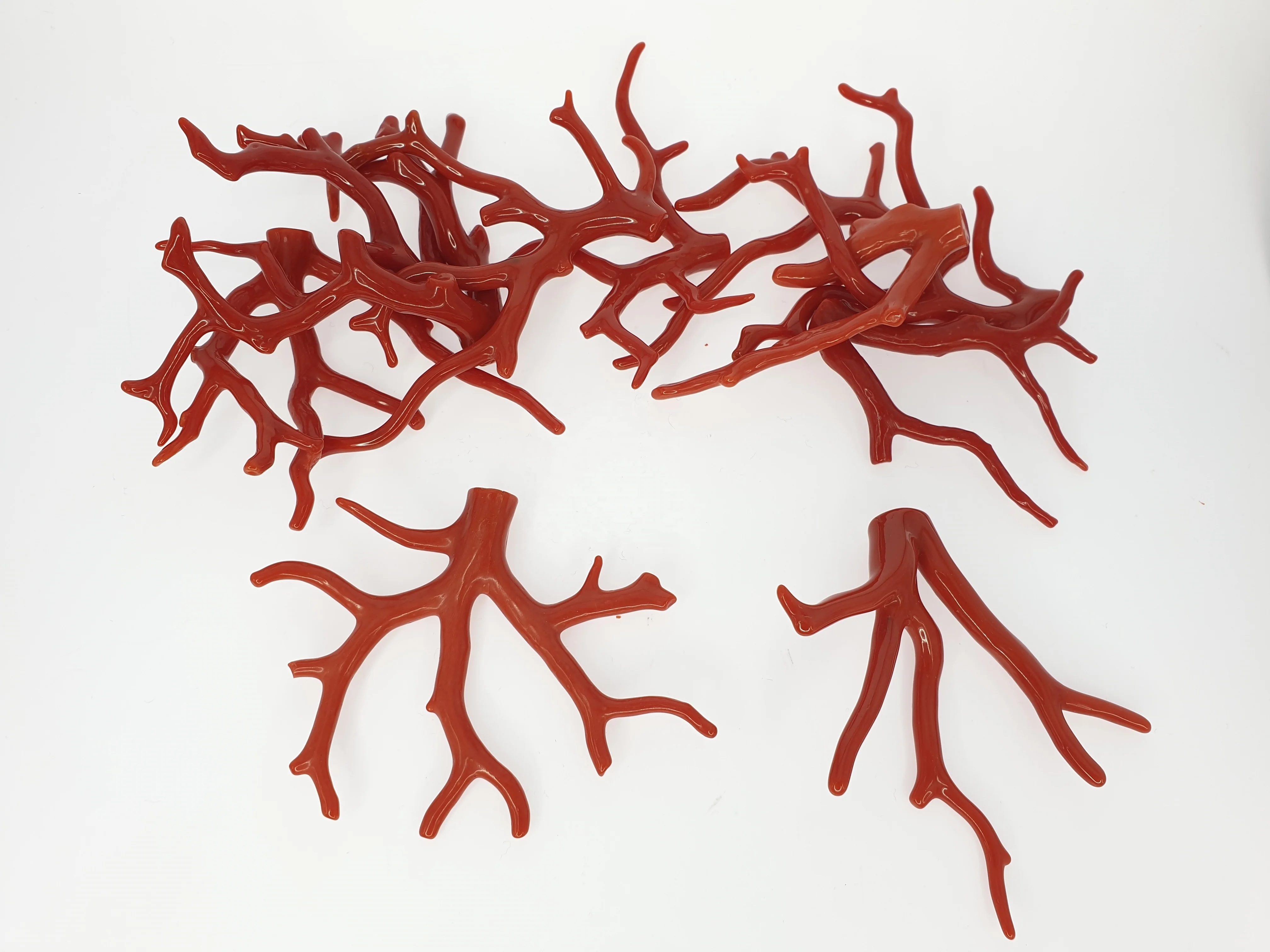 RED ITALIAN CORAL BRANCHES MD SIZE