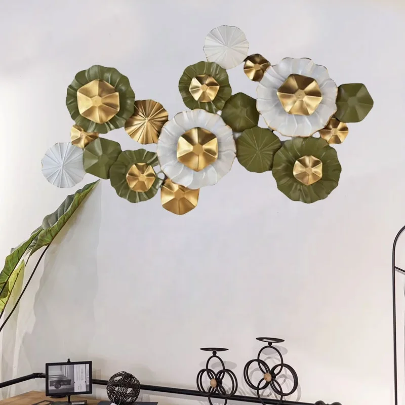 New Luxury Iron Color Decoration Design Item Home Living Room Metal Wall Art Decoration