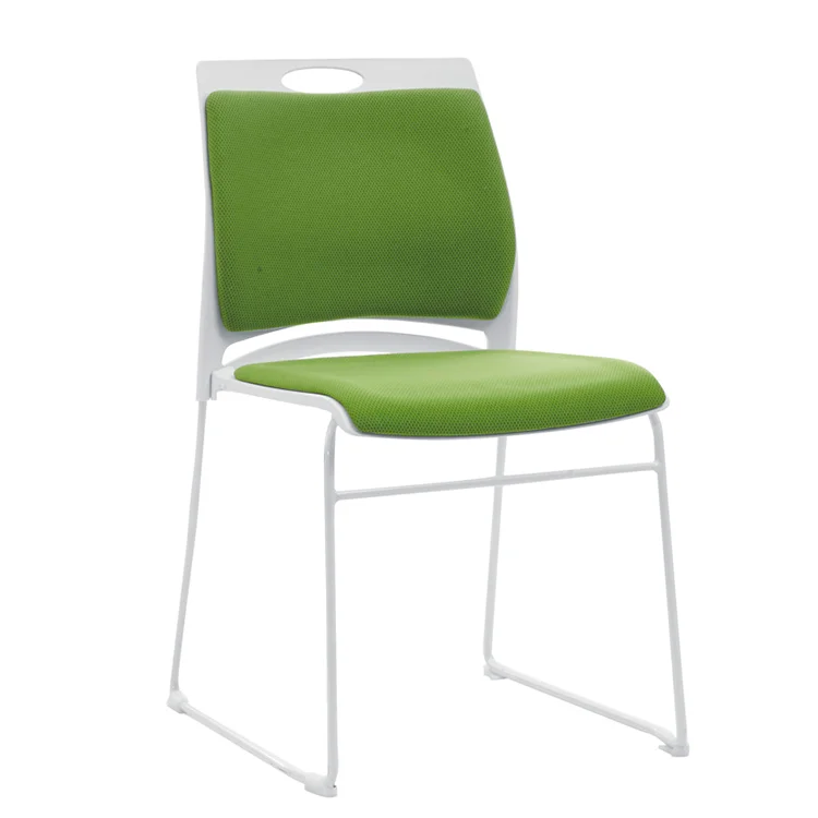 Cheap Waiting Visitor Reception Training Room Office Stackable Plastic Chair