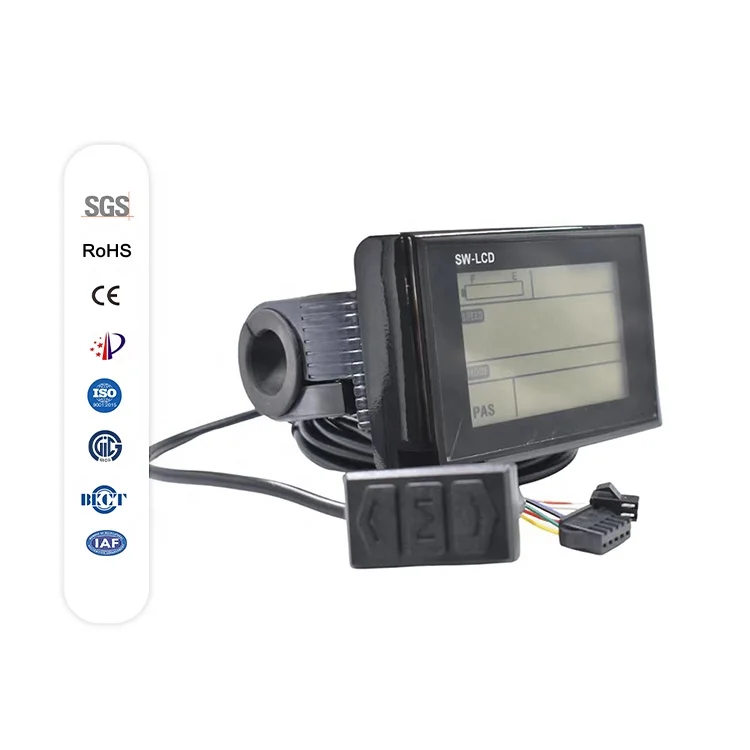 Best Electric Lcd Display Panel 36V 48V Electric Lcd SW900 Display Control Panel Waterproof Lcd Display Meter For Electric