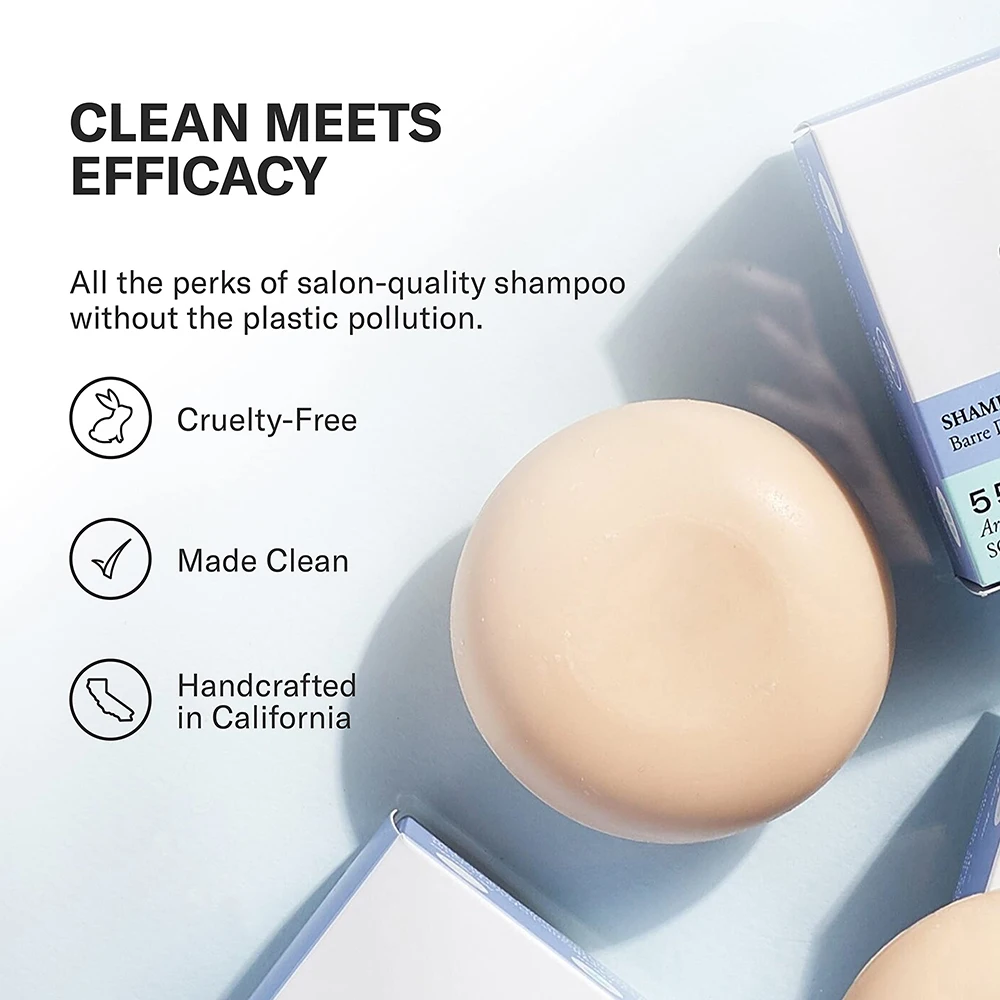 OEM New Trends Argan Oil & Coconut  3.7Oz Shampoo Bar for Hair Care Cleansing Moisturize Shampoo to Hydrate