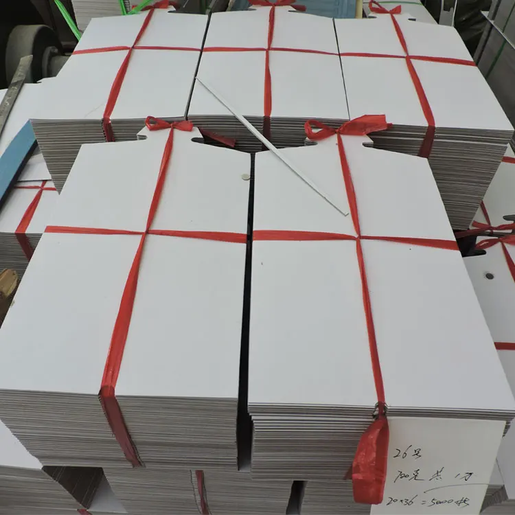 
shirt back packing cardboard 450gsm back/white back for shirtpacking board 