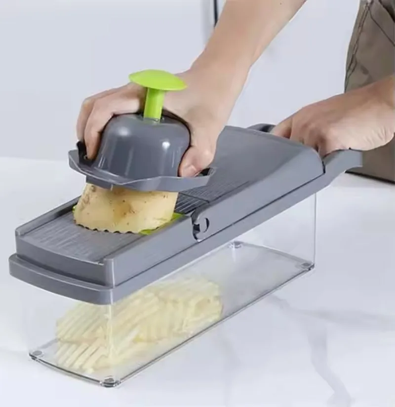 Modern Kitchen Chopper 16 in 1 Vegetable Chopper with Custom Logo Features Pressing & Dicing Sustainable