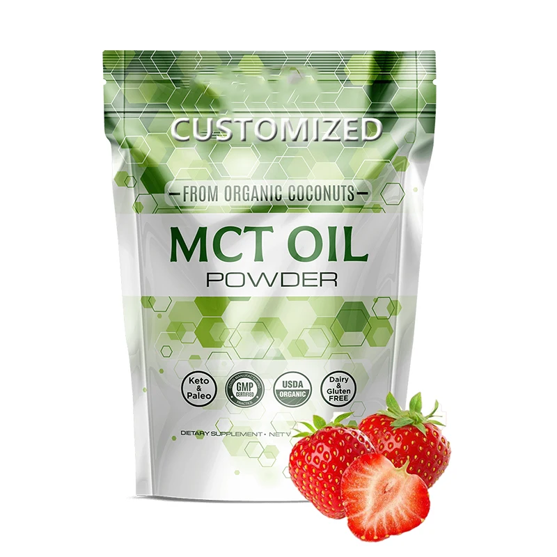 Private Labels Slimming Supplements Meal Replacement Keto Collagen Protein Organic C8 C10 Coconut MCT Oil Powder Keto MCT