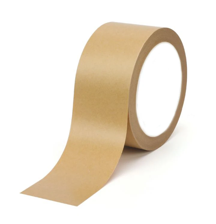 Amazon custom shipping biodegradable Eco friendly reinforced gum kraft paper packing tape