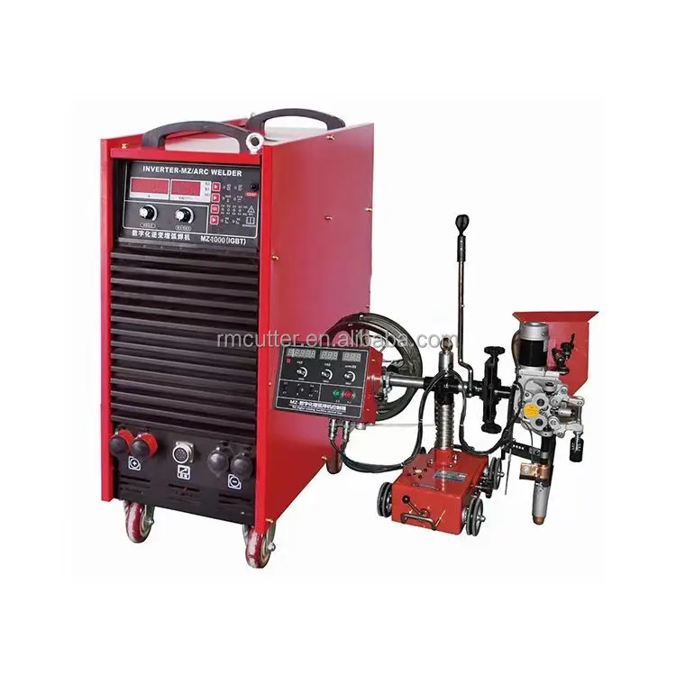 Submerged arc welder and welding trolley