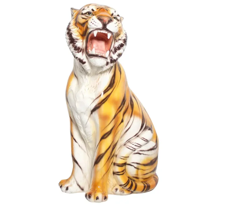 2024 Ceramic Tiger Statue home decor gifts decoration sculpture Home art statue