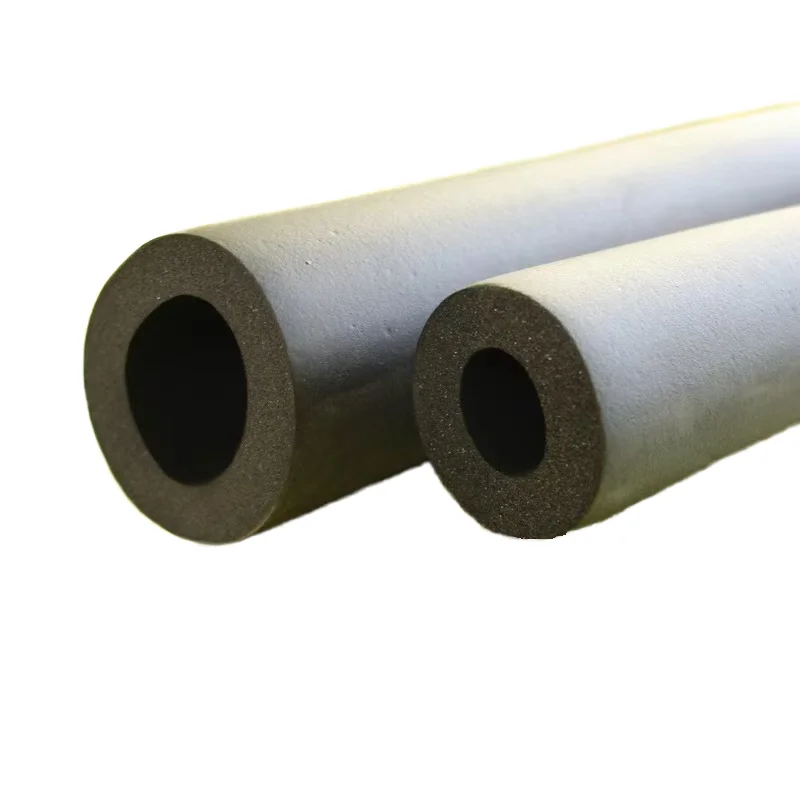 Rubber foam hose nbr/pvc insulated, aluminium foil free hose for air conditioning 13 mm class factory