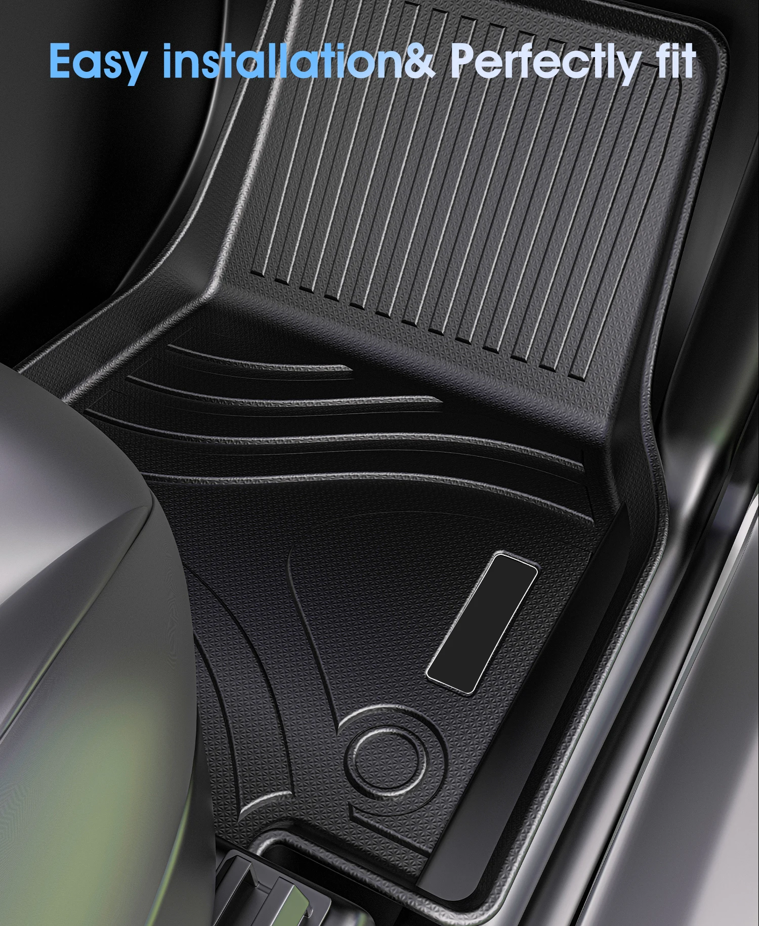 Best Selling Factory Pickup Car Accessories High Quality TPE 3D Car Floor Mat Use For Tesla Cybertruck 2024