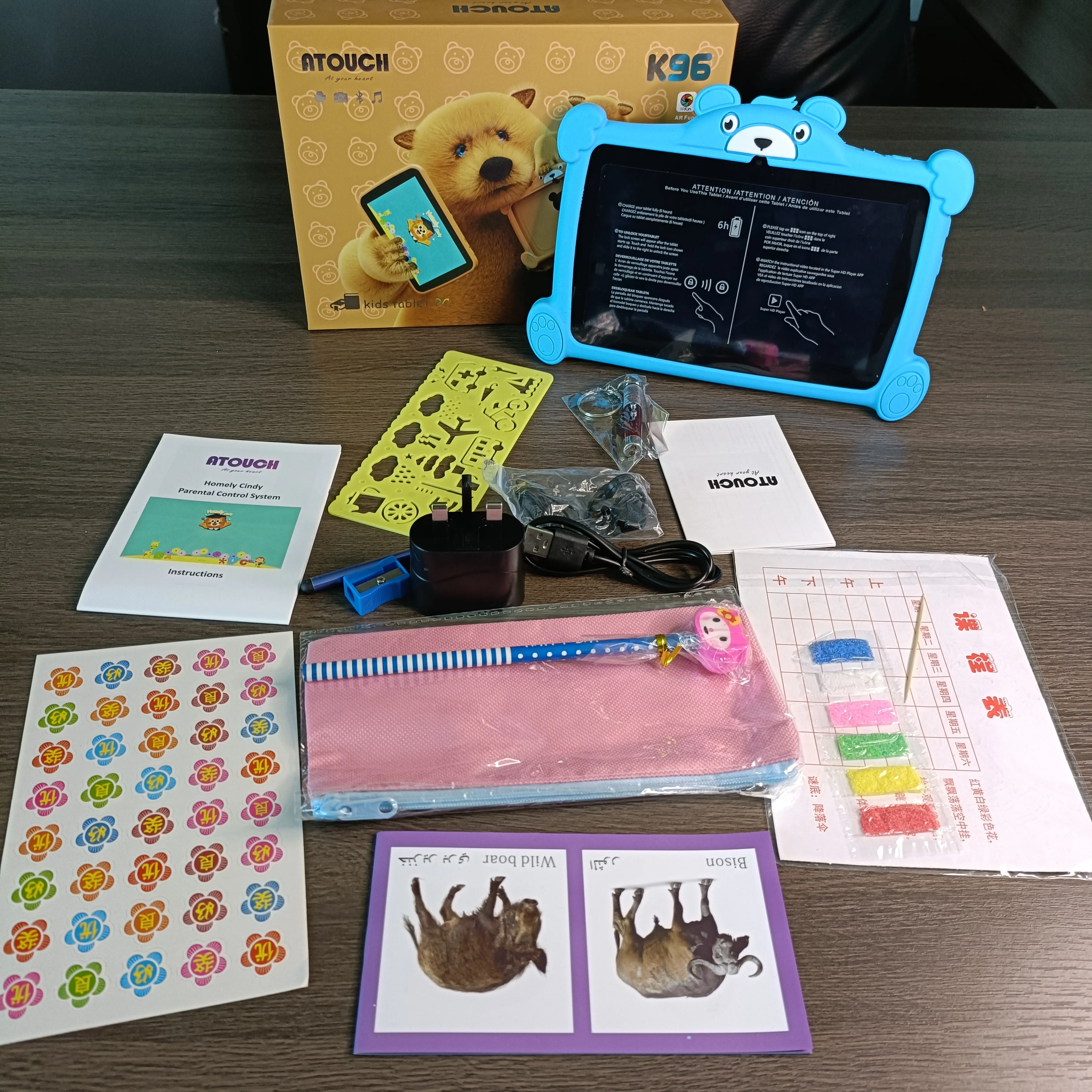 7 inch gaming tablet for kids Learning Touch tablet pc Easy touch IQ development