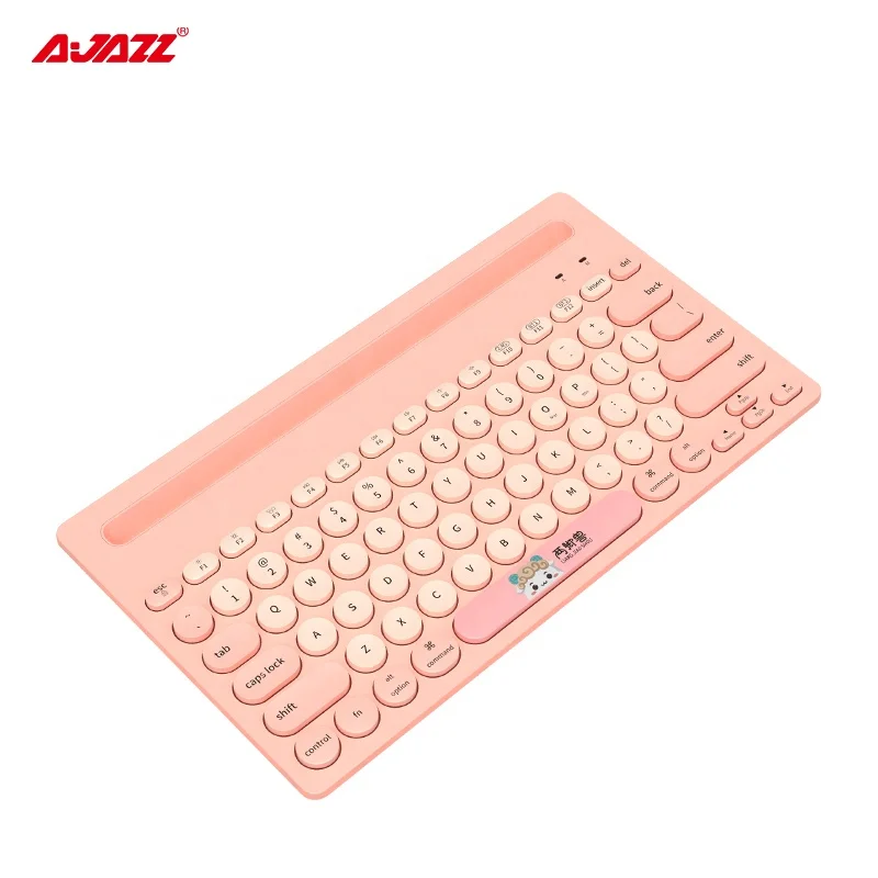 AJAZZ 320i Wireless BT 3.0/5.0  Thin Office Keyboard with Mouse Pad for  Android IOS  Laptop mini Keyboard
