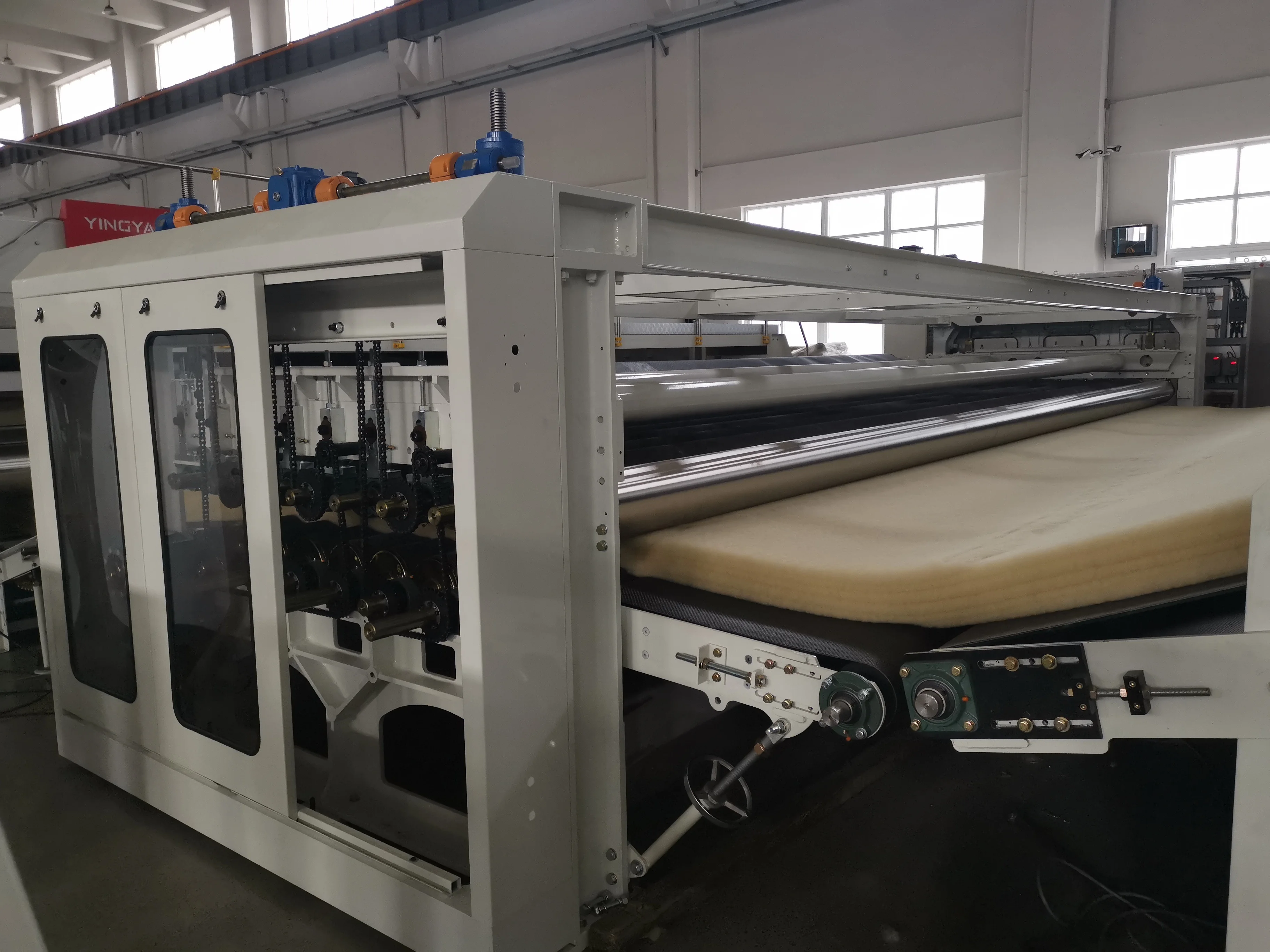 YYQS High-efficiency Web Drafter 15-Roller  Web Drafting Machine For Nonwoven Production Line