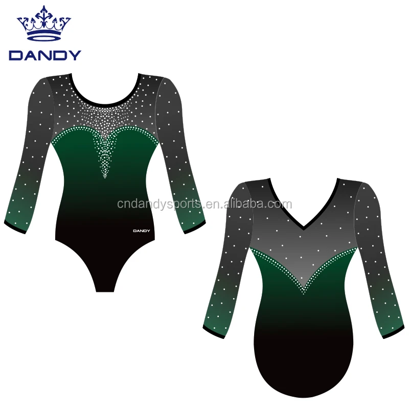 Гимнастические трико на заказ, танцевальные трико черного и желтого цвета