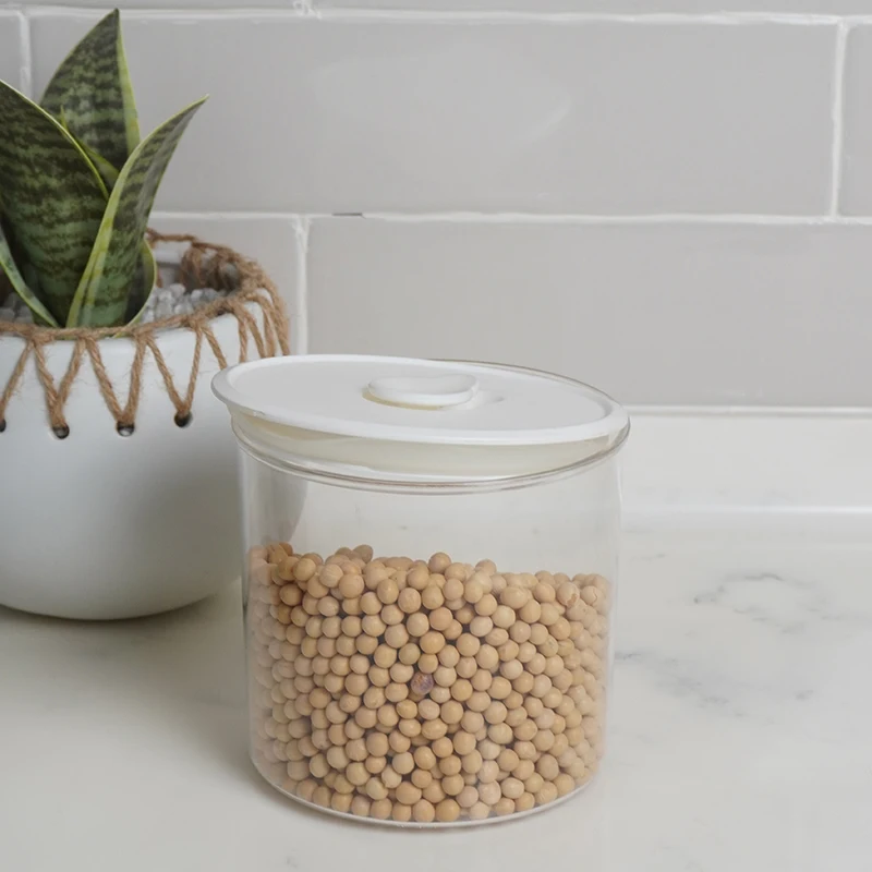 Hot selling sealed transparent plastic food storage sealed storage tank airtight storage jar for foods