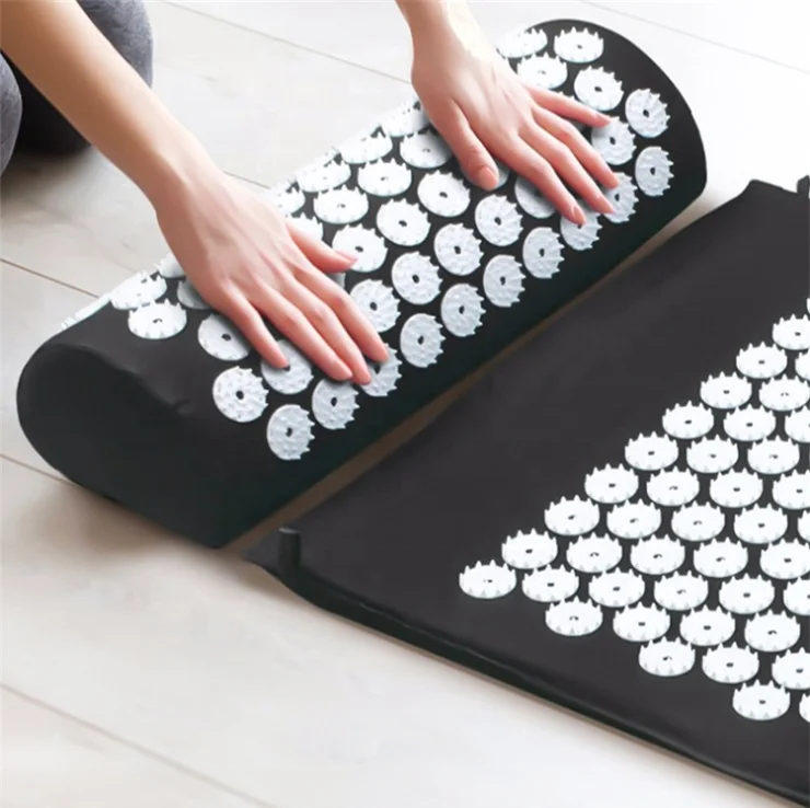 2021 New Item Hot selling Acupressure Mat and Pillow Set acupuncture mat for yoga body massage