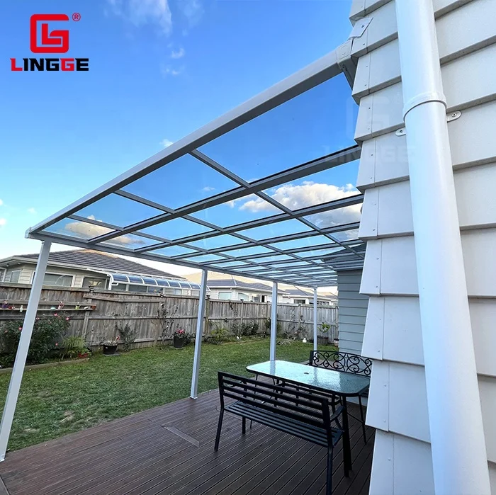 Outdoor Durable Aluminum Patio Cover Professional Stable Waterproof Canopy