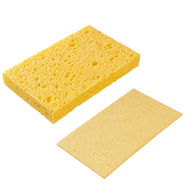 High Quality Square Compressed Cellulose Sponge Kitchen Cleaning Cloth