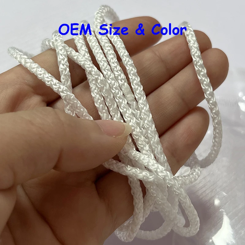 High Quality Round Nylon Braid Cord Nylon Rope For Blind Window Shades