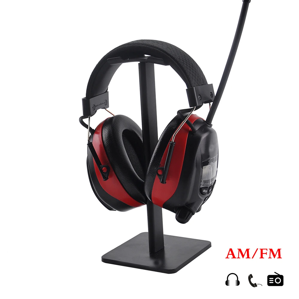 Bluetooths headset FM/AM Radio safety Ear muffs noise cancelling electronic hearing protection