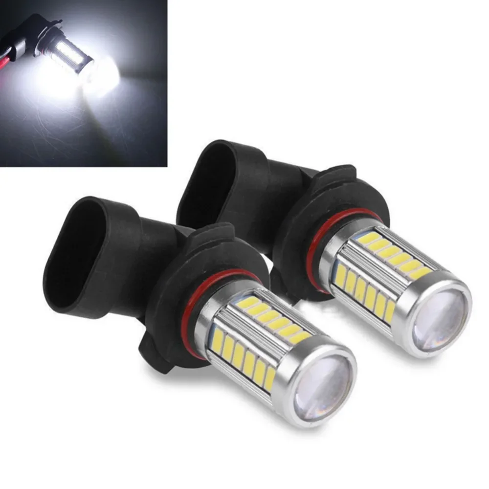 H4 H7 9005 9006 33SMD Светодиодная лампа с низким энергопотреблением высокая мощность фара Canbus для автомобиля бега белая противотуманная
