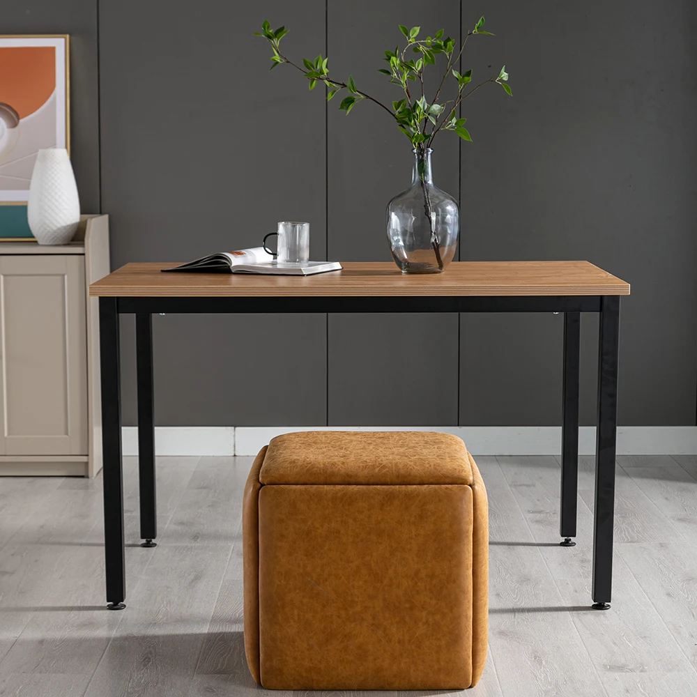 customize modern nordic kitchen restaurant metal dining table and chair for coffee shop