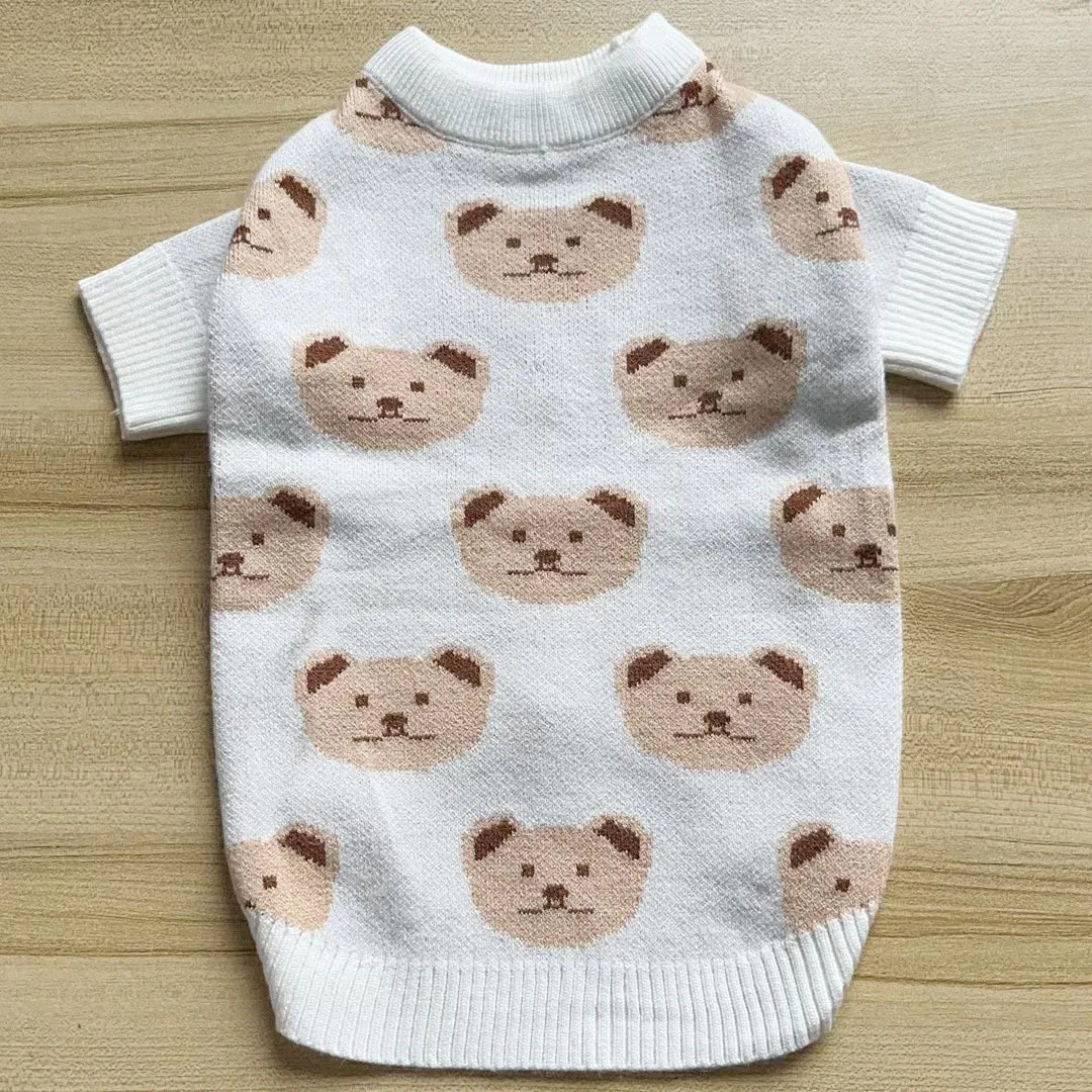 Wholesale European American Fashion Design Trend Dog Sweater Cat Clothes Pet Turtleneck Sweater Pet Dog Apparel Clothes