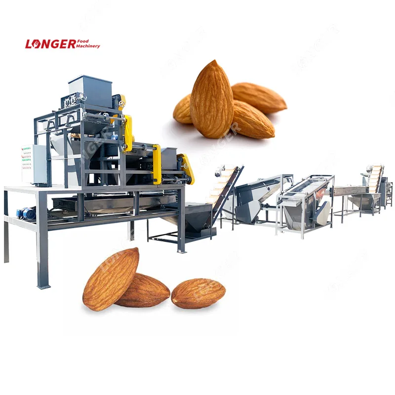 Обработка фисташек и очистка шелухи удаление скорлупы измельчение миндальных орехов трещин