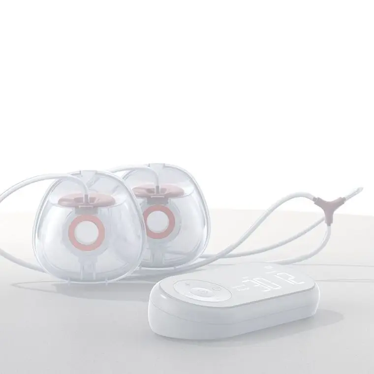 Good Selling Soft Comfortable Super Portable Breast Pump Hands-Free Electric Wearable Lying 150ml Mom Milk Extractor