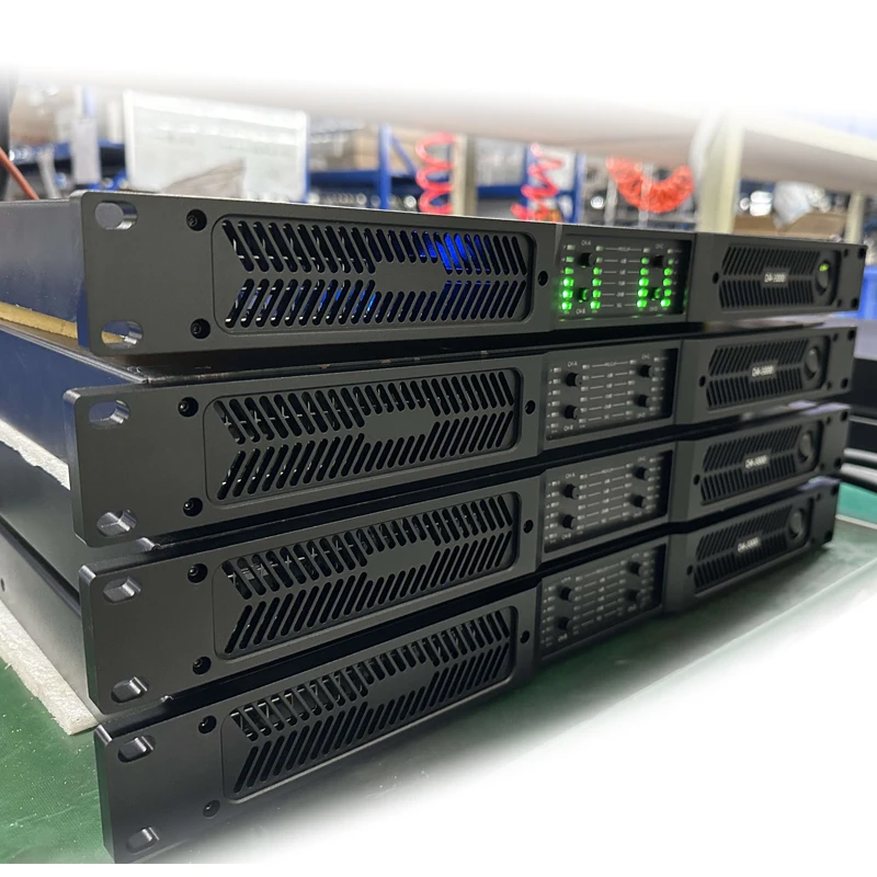 Professional audio 25000 watts  4 channel 1u professional class d power amplifier