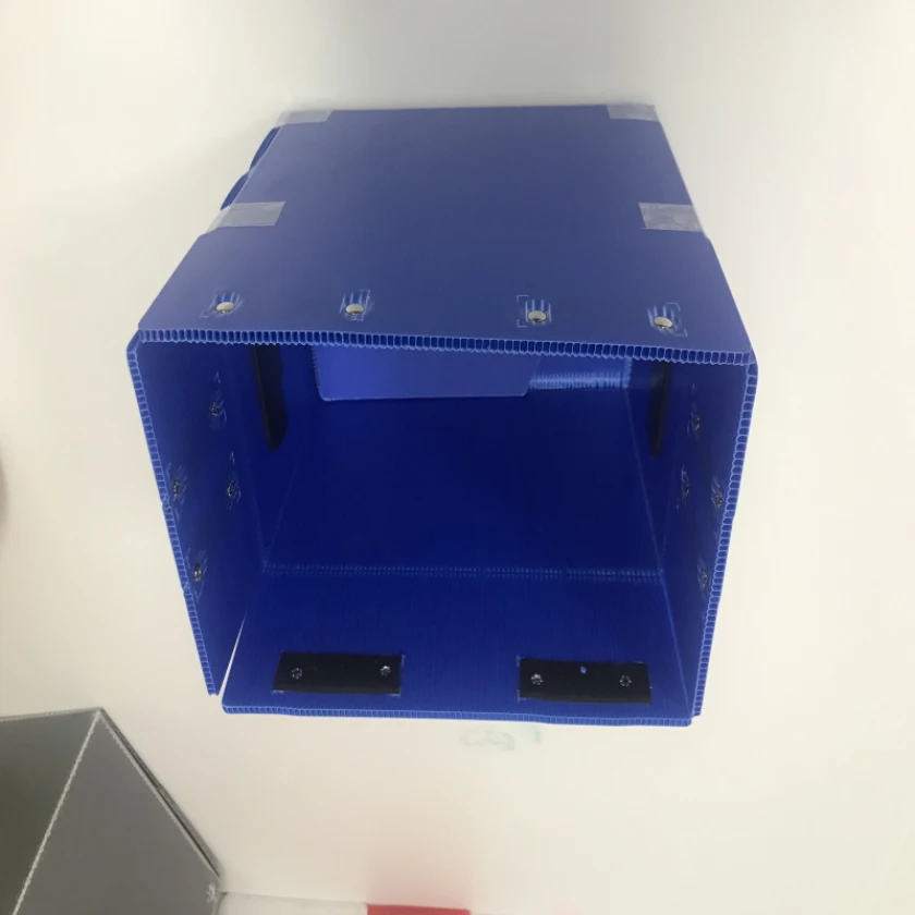 Correx Stackable Clothing Pick Bins Plastic Warehouse Storage box Picking Bins Custom Pp Plastic correx Picking Bins plastic box