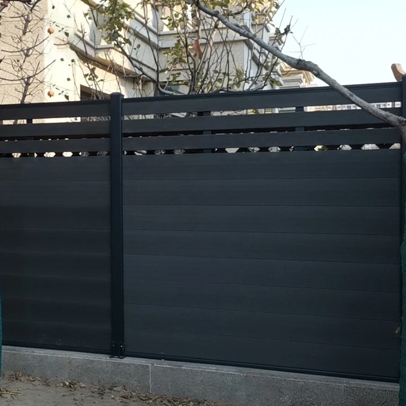 composite wood wpc post upright column pole outdoor fence post garden fence wpc high quality fence