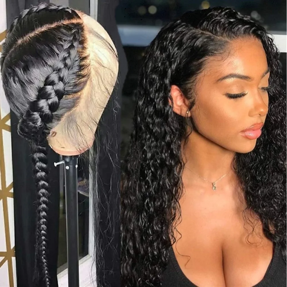 Бесклеевой 30 дюймов HD кружевной передний парик HD прозрачный натуральные бразильские человеческие волосы парики Hd 13x4 кружева передние парики для чернокожих женщин