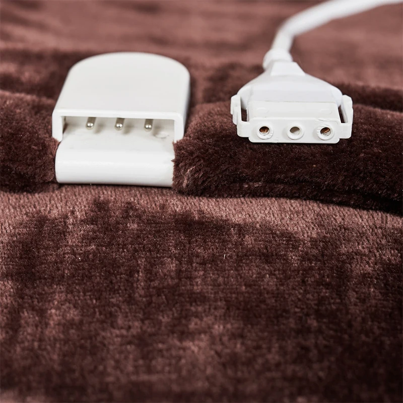 AIUDO New Washable Heating Shawl Throw Bed Warmer 5V Usb Portable Power Bank  Electric Blanket Heated