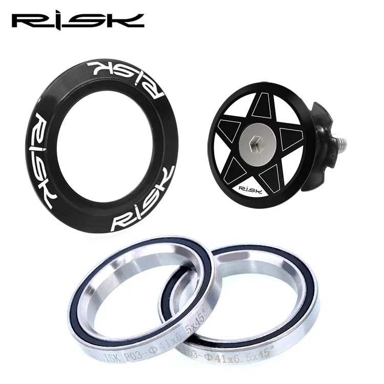 New style RISK Road bike41/41.8/42mm Straight pipe Headset built-in Fully hidden bearing28.6mm Front fork of the frame