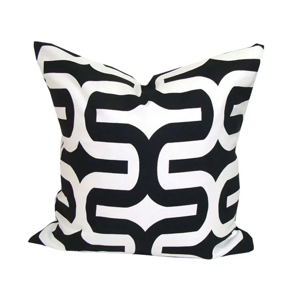 Home Decoration Couch Sofa Patio 45*45 cm Yellow Striped Throw Cushion Set Plush Waterproof Outdoor Throw Pillow Covers