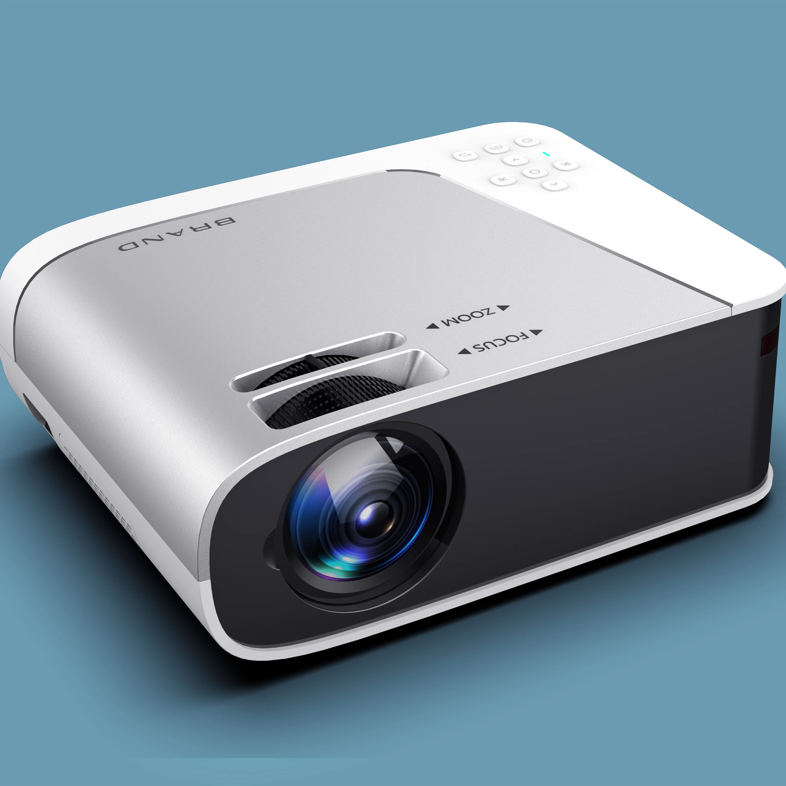 G02 OEM Native 1080P ANSI 300 lumens  Smart Home Theater  Projector  with built-in 2.4/5G dual band WIFI & 4K video playback